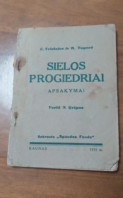 Sielos progiedriai (1931 m) - Autorių Kolektyvas, knyga