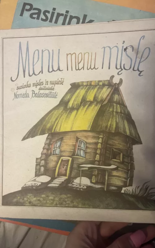 Menu menu mįslę - Nomeda Balasevičiūtė, knyga