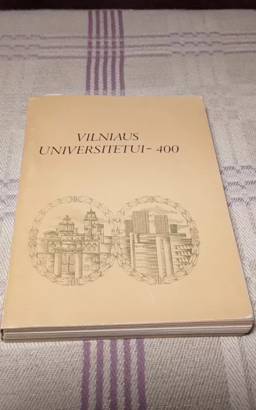 Vilniaus universitetui - 400 - A. Jancevičius, knyga