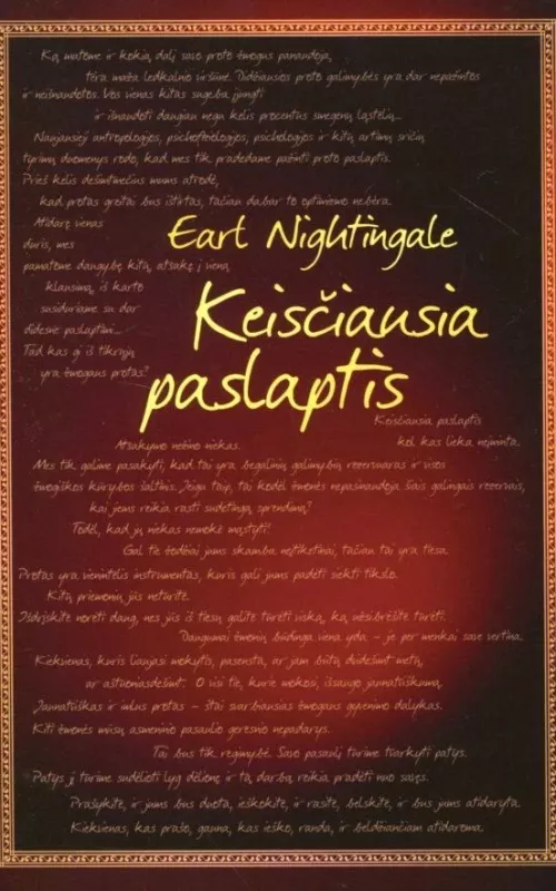 Keisčiausia paslaptis - Earl Nightingale, knyga