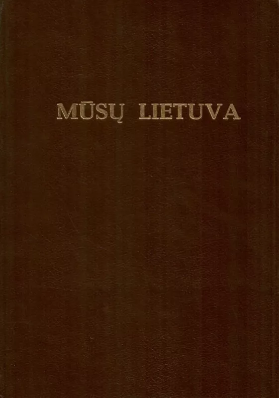 Mūsų Lietuva (II tomas) - Bronius Kviklys, knyga