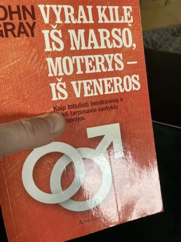 Vyrai kilę iš Marso, moterys-iš Veneros - John Gray, knyga