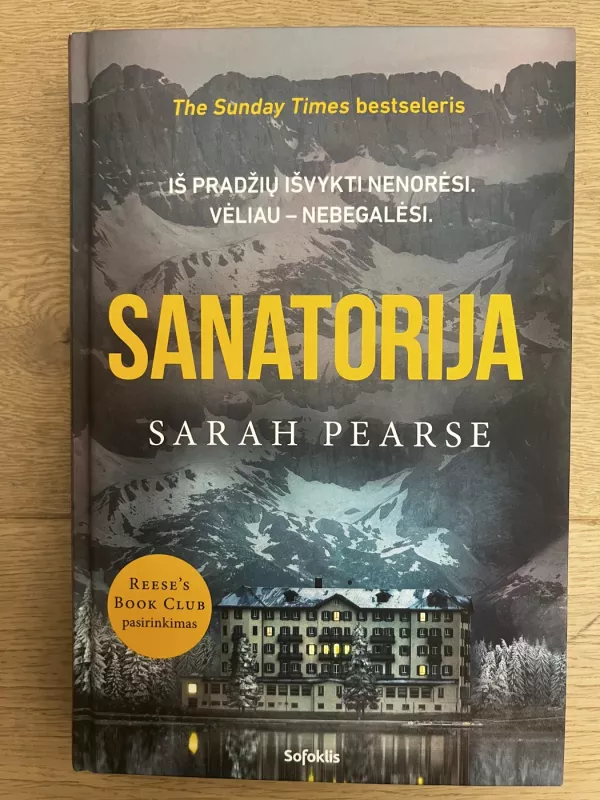 Sanatorija - Sarah Pearse, knyga