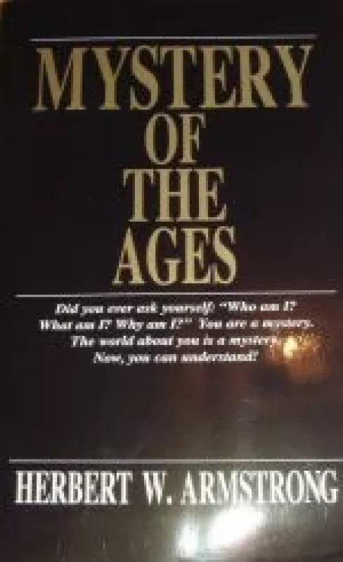 Mystery of the Ages - Herbert Armstrong, knyga