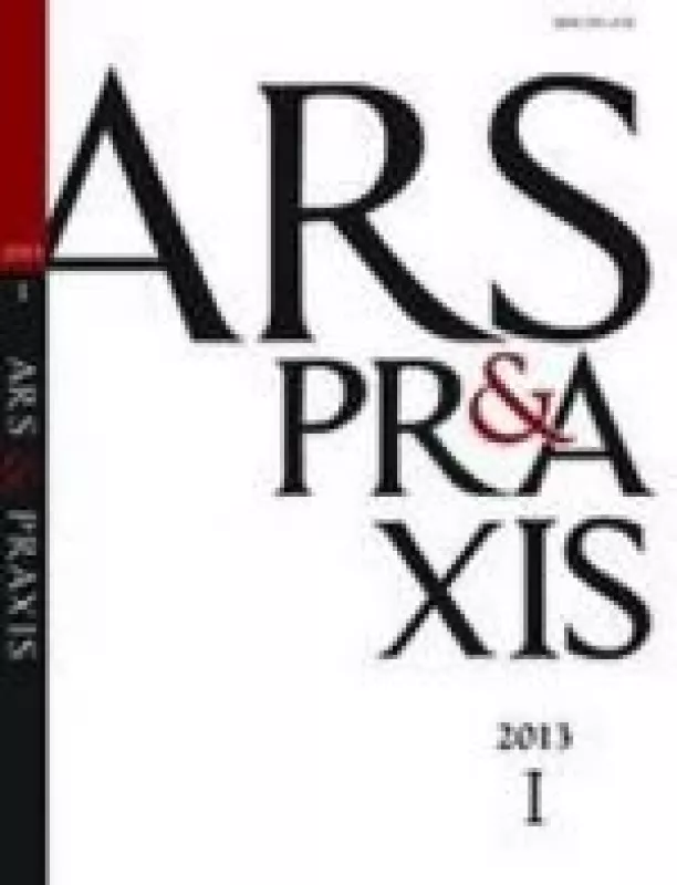 Ars et praxis, I tomas (2013) - Autorių Kolektyvas, knyga