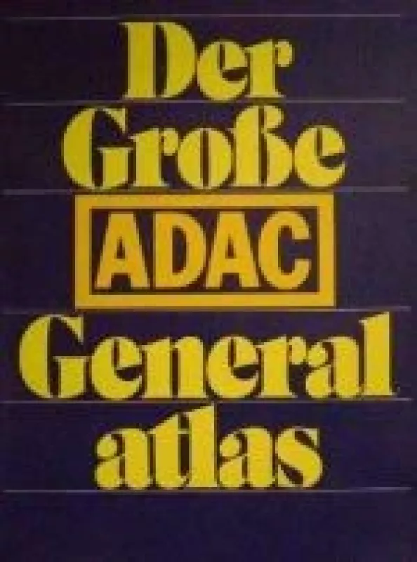 Der Große ADAC Generalatlas - Autorių Kolektyvas, knyga