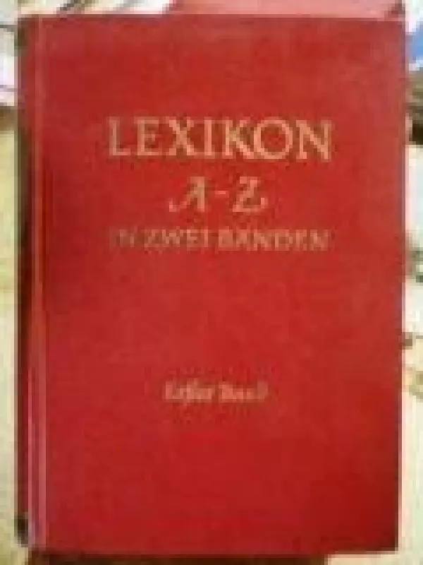 Lexikon in zwei banden - Autorių Kolektyvas, knyga