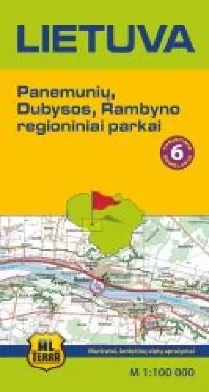 Lietuva. Panemunių regioninis parkas (Turistinis žemėlapis 6) M1:100 000 - Autorių Kolektyvas, knyga