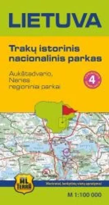Lietuva. Trakų istorinis nacionalinis parkas (Turistinis žemėlapis 4) - Autorių Kolektyvas, knyga