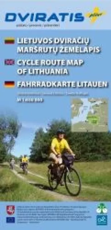 Lietuvos dviračių maršrutų žemėlapis - Autorių Kolektyvas, knyga