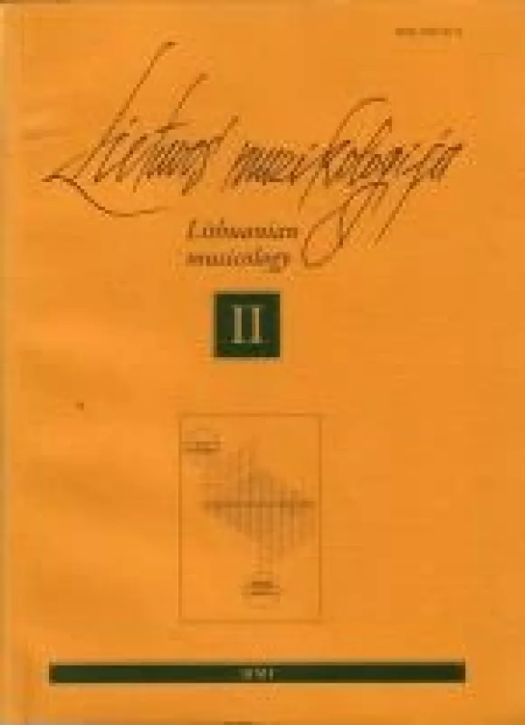 Lietuvos muzikologija II - Autorių Kolektyvas, knyga