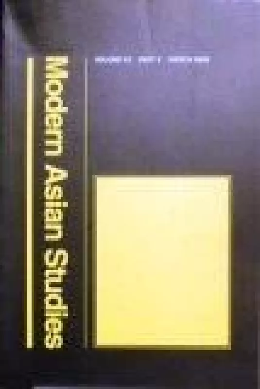 Modern Asian studies - Autorių Kolektyvas, knyga