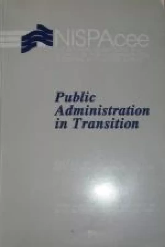 Public Administration in Transition - Autorių Kolektyvas, knyga