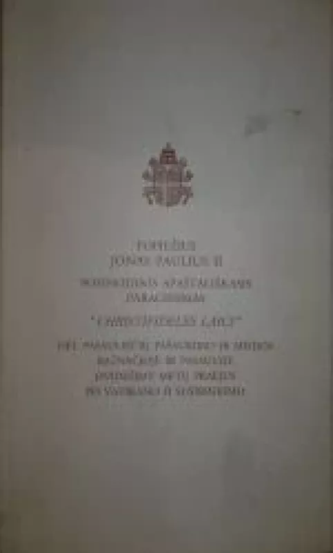 Popiežius Jonas Paulius II - Audrys Bačkis, knyga