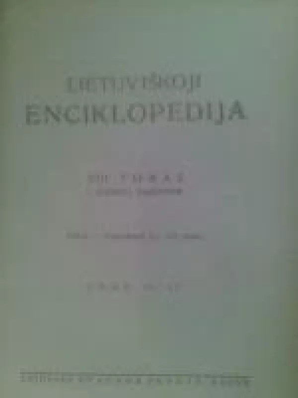 Lietuviškoji enciklopedija - Vaclovas Biržiška, knyga