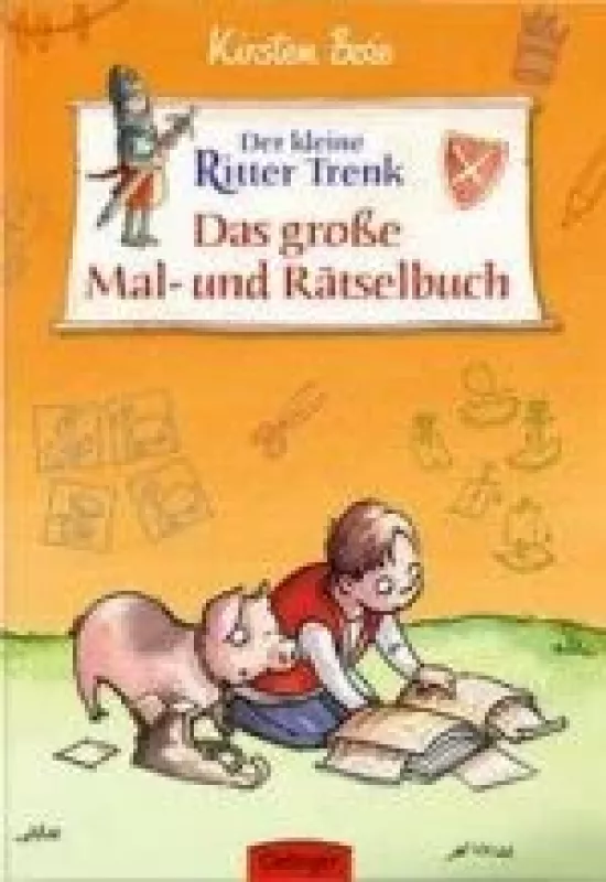 Der kleine Ritter Trenk - Das große Mal- und Rätselbuch - Kirsten Boie, knyga