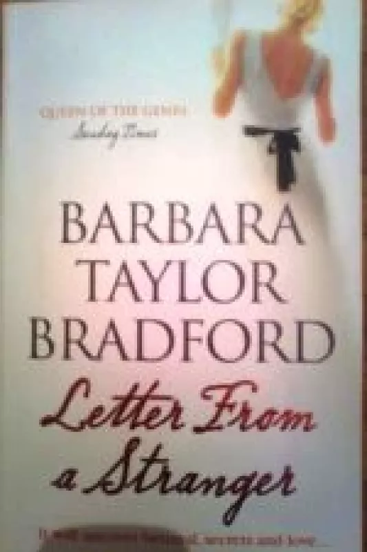 Letter From a Stranger - Barbara Taylor Bradford, knyga