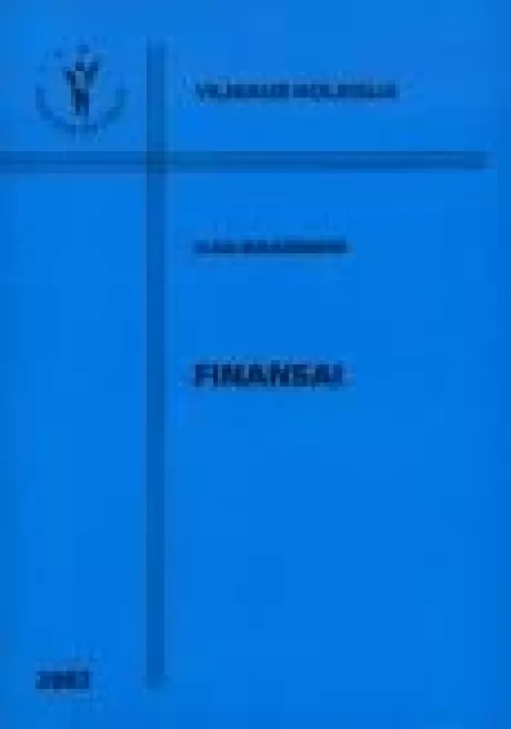 Finansai - Olga Buckiūnienė, knyga