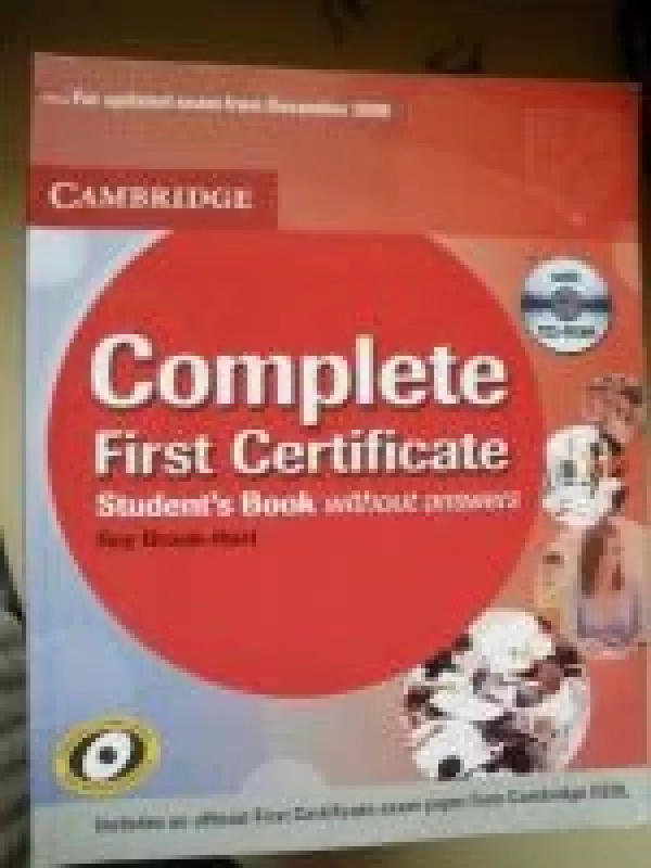 Complete First Certificate Students Book without answers - Autorių Kolektyvas, knyga