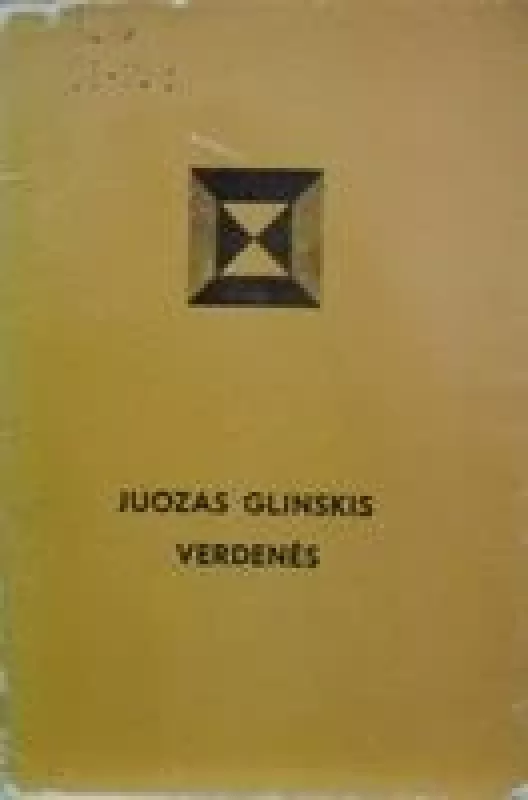 Verdenės - Juozas Glinskis, knyga