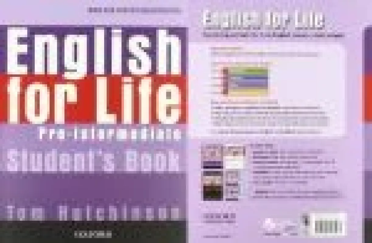 English for Life Pre-Intermediate - Tom Hutchinson, knyga