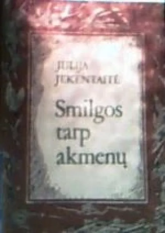 Smilgos tarp akmenų - Julija Jekentaitė, knyga