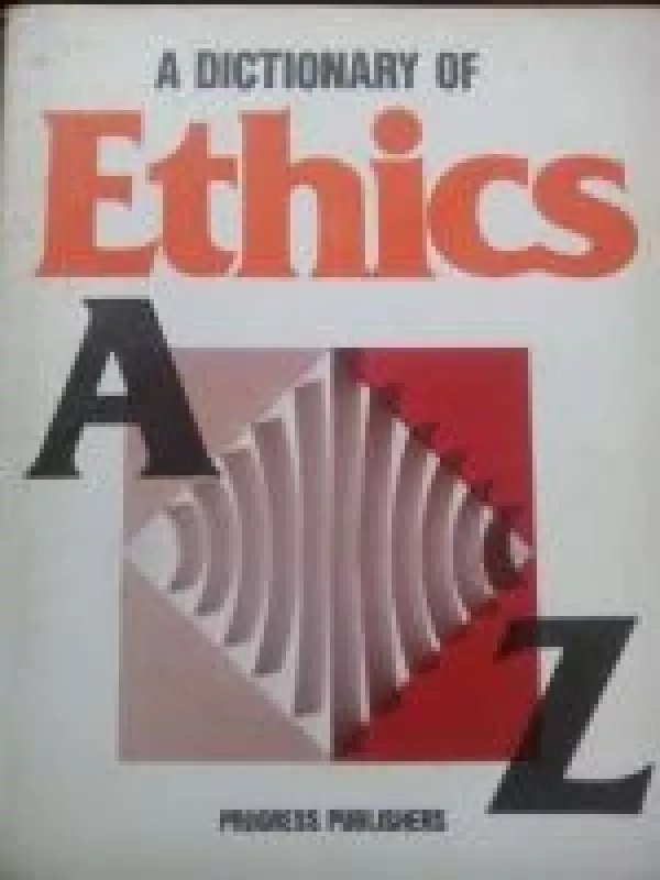 A Dictionary of Ethics - Igoris Konas, knyga
