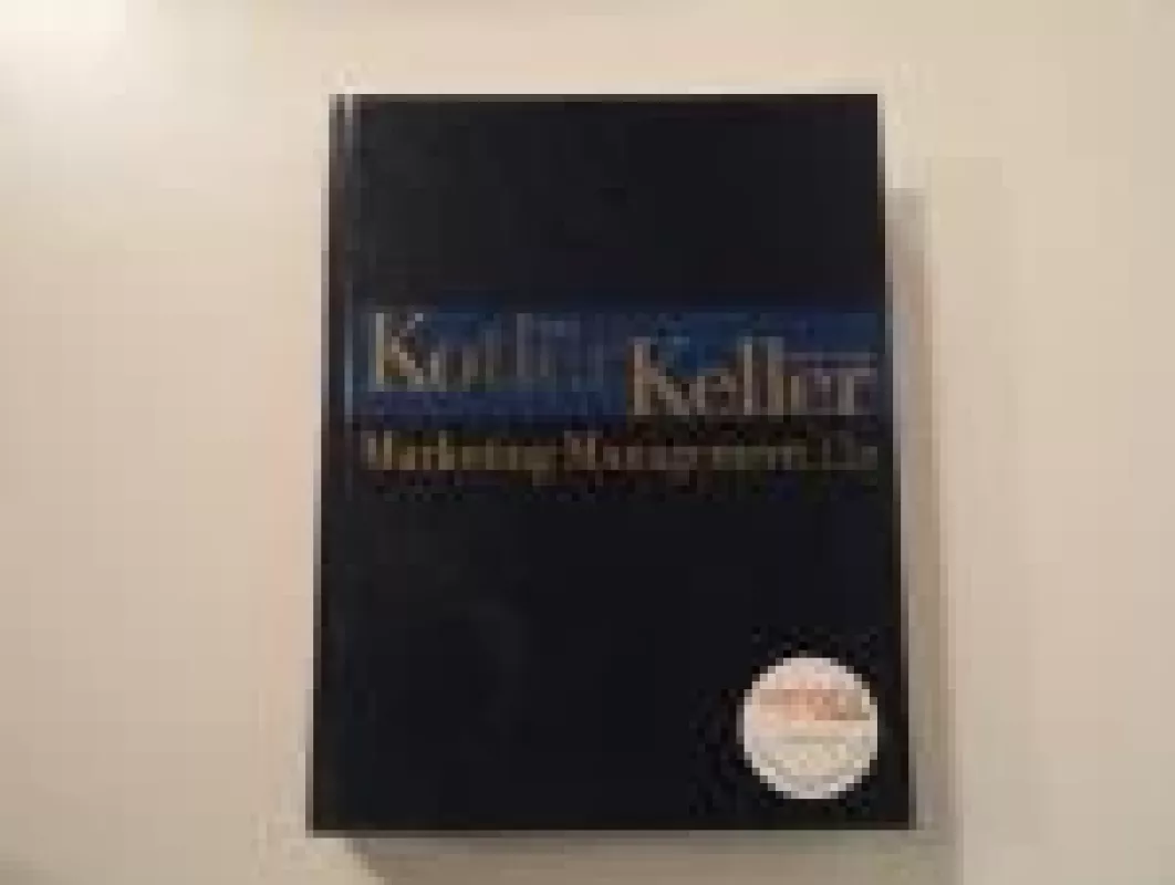 Marketing Management 12e - Philip Kotler, Kevin Lane  Keller, knyga