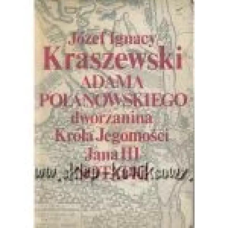 Adama Polanowskiego dworzanina Króla Jegomości Jana III notatki - Jozef Ignacy Kraszewski, knyga