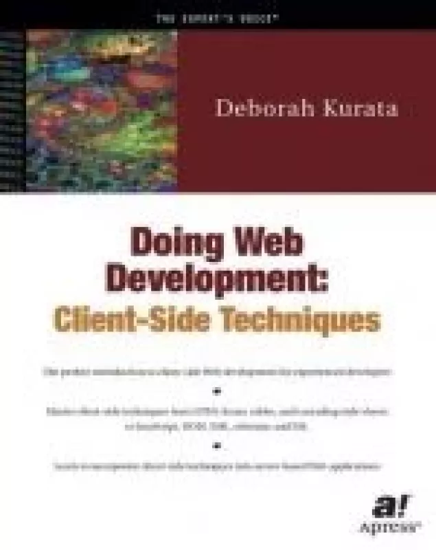 Doing Web Development: Client-Side Techniques - Deborah Kurata, knyga