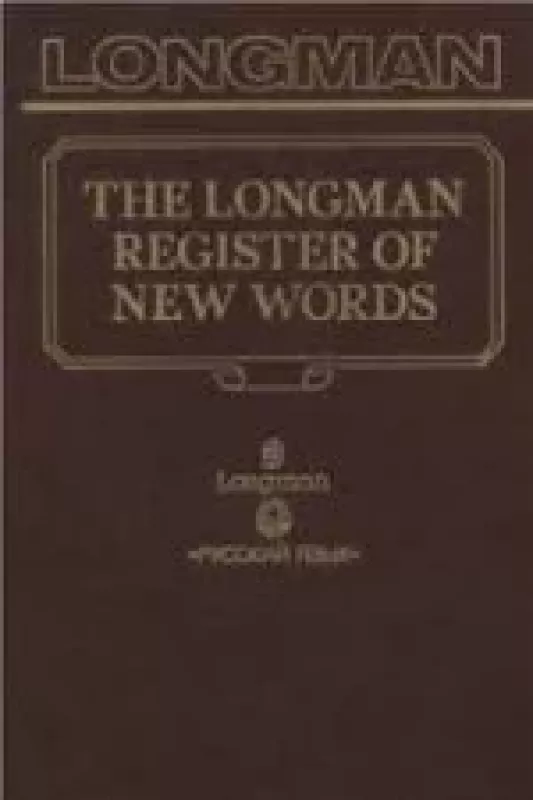 Register of New Words - Autorių Kolektyvas, knyga