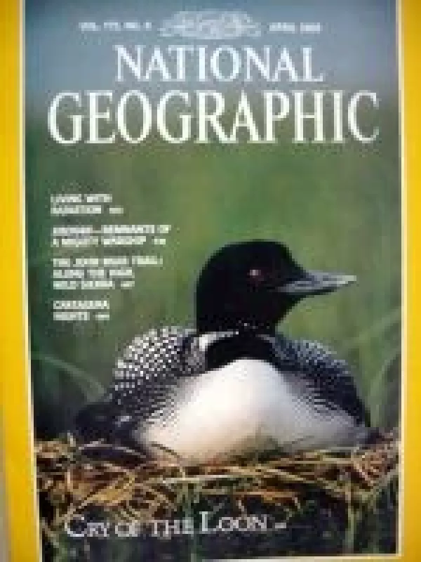 National Geographic, 1989 m., Nr. 4 - National Geographic , knyga