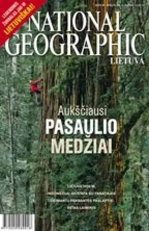 National Geographic Lietuva, 2009 m., Nr. 1 - National Geographic , knyga
