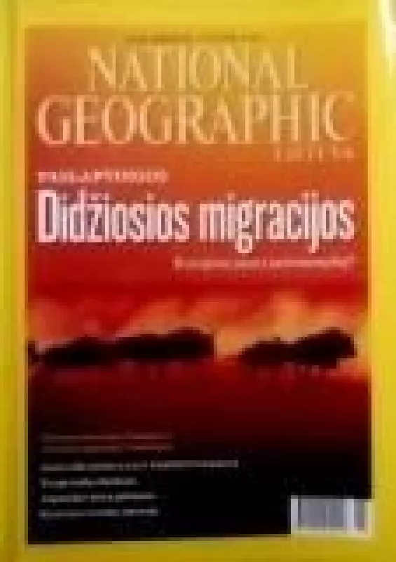 National Geographic Lietuva, 2010 m., Nr. 11 - National Geographic , knyga