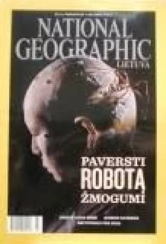 National Geographic Lietuva, 2011 m., Nr. 8 - National Geographic , knyga