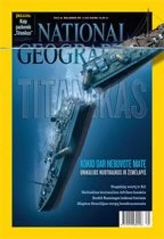 National Geographic Lietuva, 2012 m., Nr. 4 - National Geographic , knyga