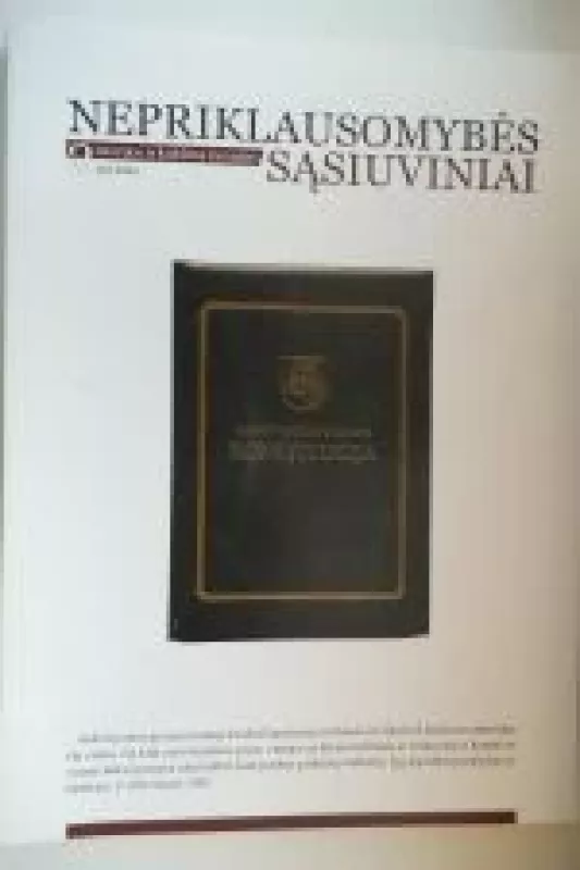 Nepriklausomybės sąsiuviniai, 2012 m., Nr. 2 - Autorių Kolektyvas, knyga