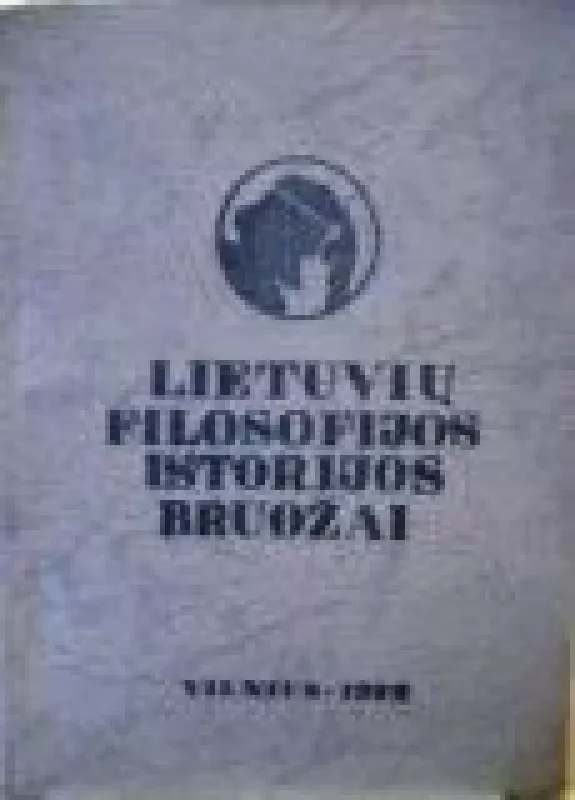 Lietuvių filosofijos istorijos bruožai - R. Ozolas, knyga