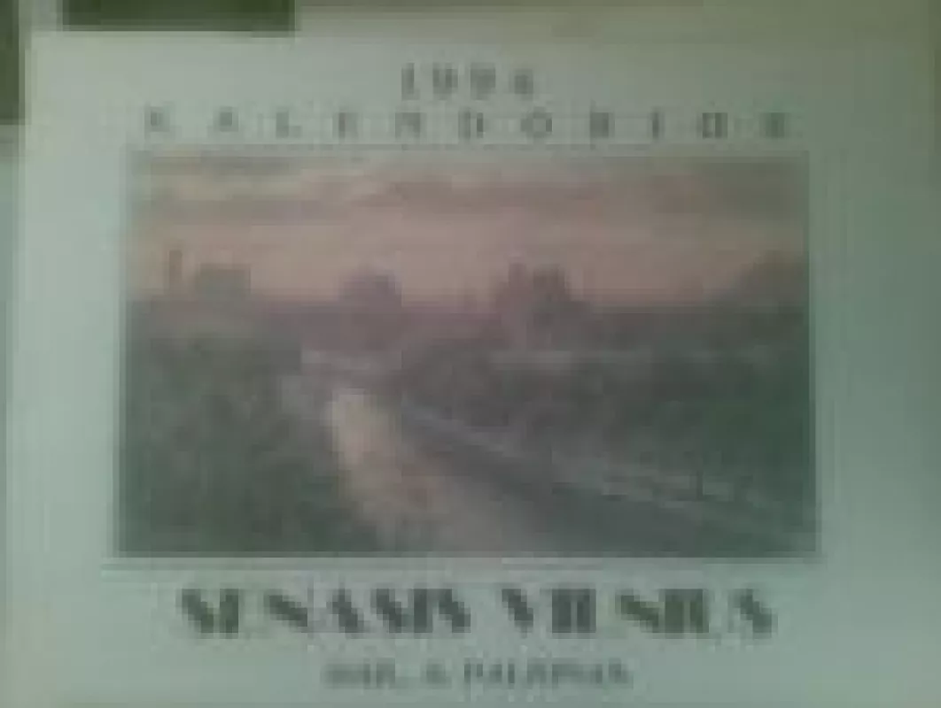1994 kalendorius Senasis Vilnius - A. Palkinas, knyga
