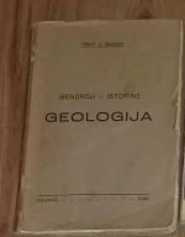 Bendroji ir istorinė geologija - V. Ruokis, knyga