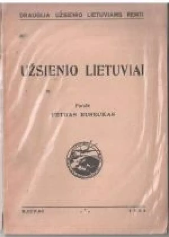 Užsienio Lietuviai - Petras Ruseckas, knyga