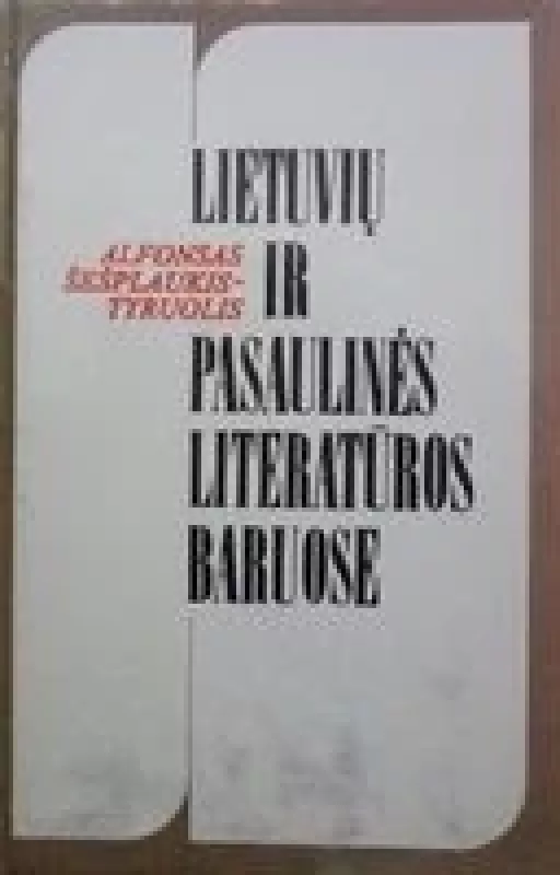 Lietuvių ir pasaulinės literatūros baruose - Autorių Kolektyvas, knyga
