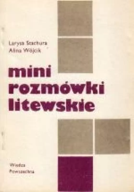 Mini rozmówki litewskie - Larysa Stachura, Alina  Wójcik, knyga