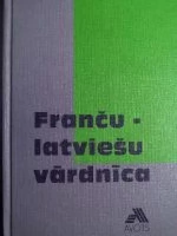 Franču-latviešu vārdnīca - Luize Šternberga, knyga