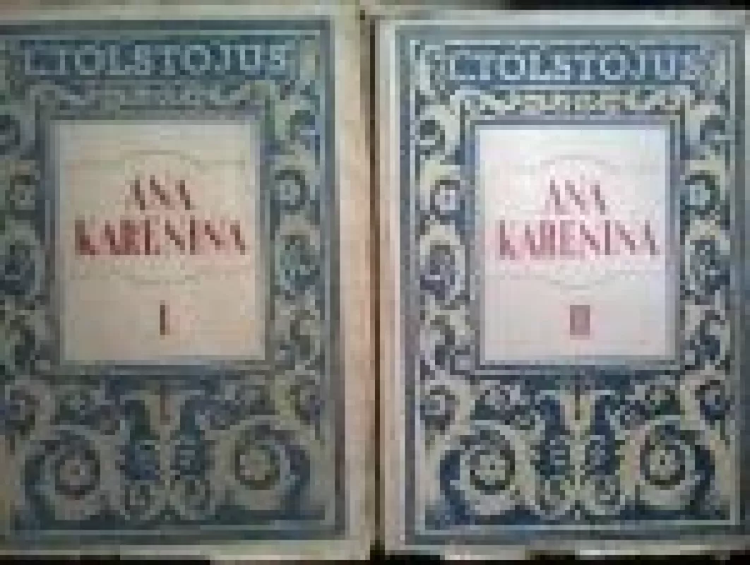 Ana Karenina I,II dalys - Levas Tolstojus, knyga