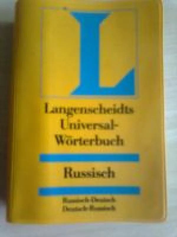 Universal Wörterbuch russisch- deutsch deutsch- russisch - worterbuch Universal, knyga