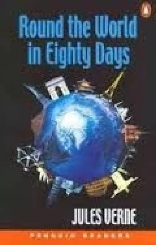 Round the World in Eighty Days - Žiulis Vernas, knyga