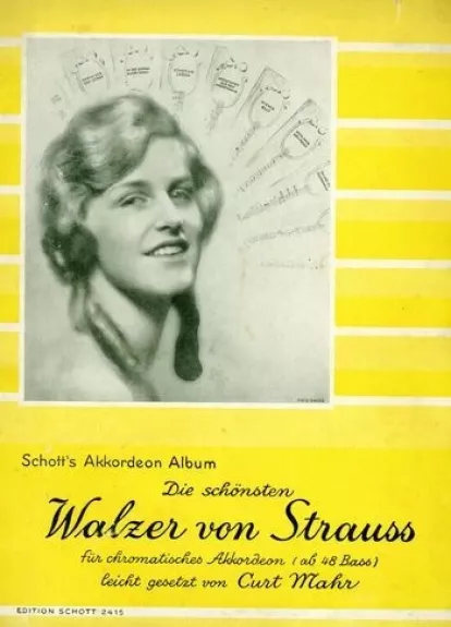 Walzer von Johan Strauss - Curt Mahr, knyga