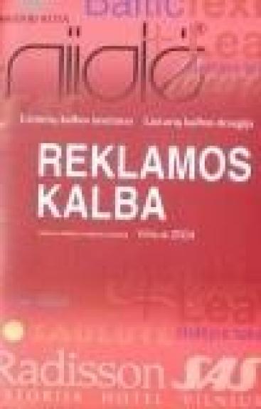 Reklamos kalba - Rita Miliūnaitė, knyga