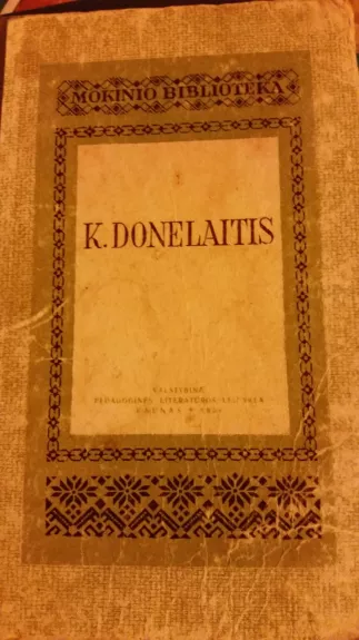 Metai - Kristijonas Donelaitis, knyga